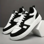 Men's Casual Sports Shoes Flat Lace-up All-Season Outdoor Leisure Shoes Suitable for Men