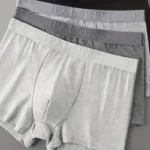 4pcs Men's Cotton Blend Boxer Briefs