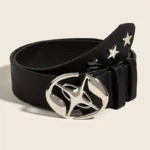 Oval Hollow Out Buckle Belt Star