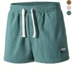Men'S Soft & Comfortable Corduroy Shorts