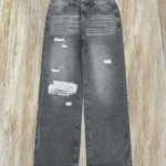 1pc Men'S Street Style Ripped Denim Jeans